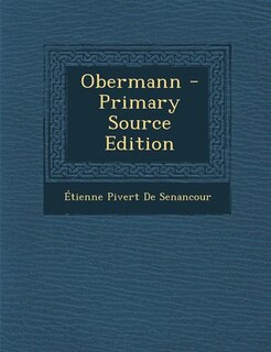Obermann - Primary Source Edition