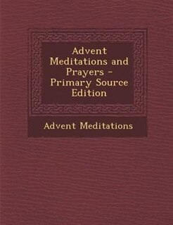 Couverture_Advent Meditations and Prayers