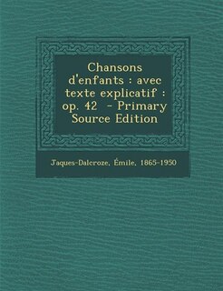 Couverture_Chansons d'enfants