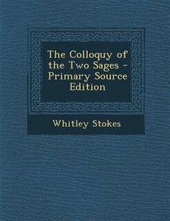 Front cover_The Colloquy of the Two Sages
