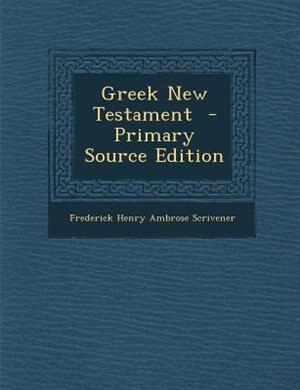 Front cover_Greek New Testament