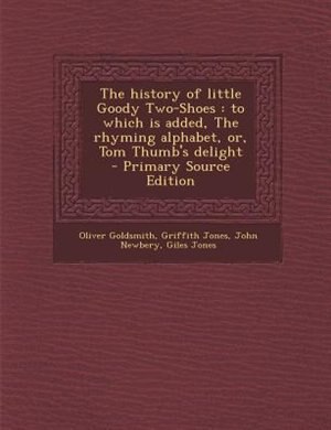 Couverture_The history of little Goody Two-Shoes