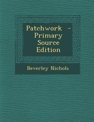 Front cover_Patchwork  - Primary Source Edition