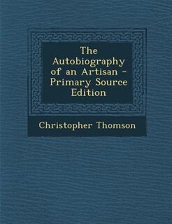 Front cover_The Autobiography of an Artisan