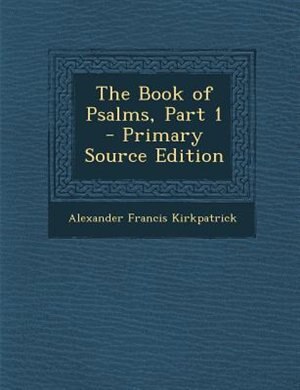 Front cover_The Book of Psalms, Part 1