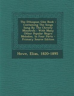 Front cover_The Ethiopian Glee Book
