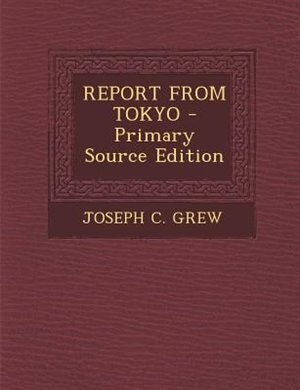 Front cover_REPORT FROM TOKYO