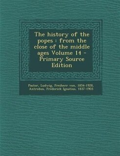 Couverture_The history of the popes