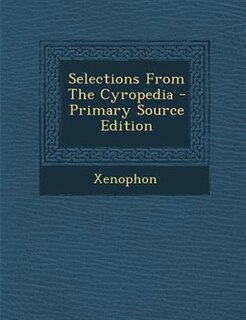 Couverture_Selections From The Cyropedia