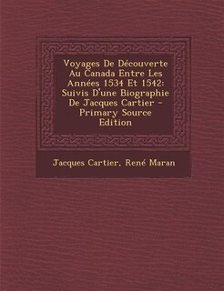 Front cover_Voyages De Découverte Au Canada Entre Les Années 1534 Et 1542
