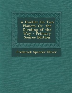 Couverture_A Dweller On Two Planets