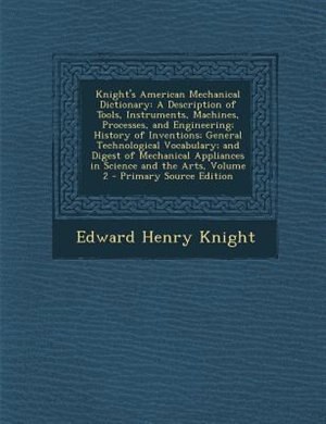 Couverture_Knight's American Mechanical Dictionary