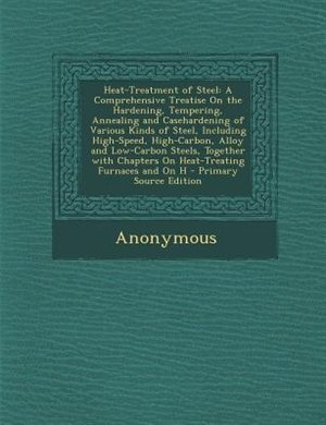 Couverture_Heat-Treatment of Steel