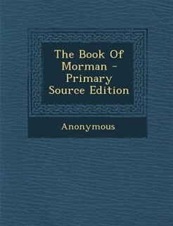Front cover_The Book Of Morman