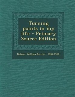 Front cover_Turning points in my life