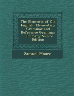 Couverture_The Elements of Old English