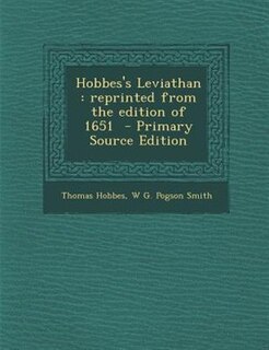 Front cover_Hobbes's Leviathan