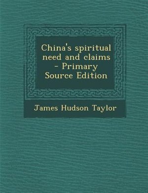 China's spiritual need and claims