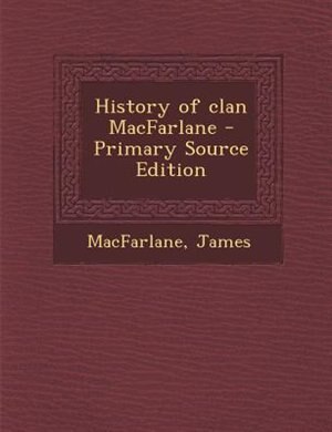 Front cover_History of clan MacFarlane