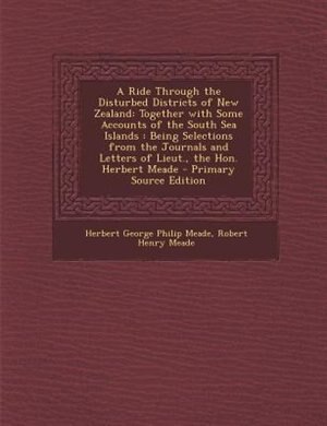Couverture_A Ride Through the Disturbed Districts of New Zealand