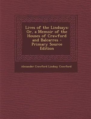 Couverture_Lives of the Lindsays