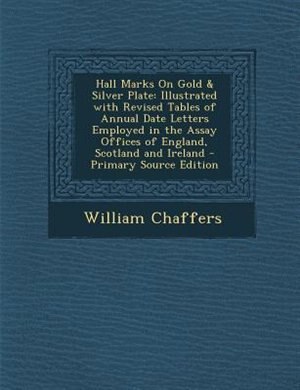 Front cover_Hall Marks On Gold & Silver Plate