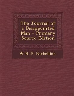 Front cover_The Journal of a Disappointed Man