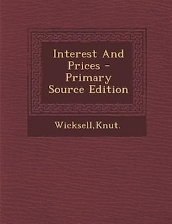 Front cover_Interest And Prices