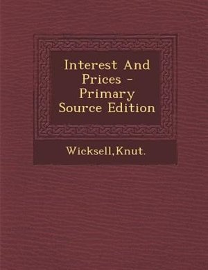 Front cover_Interest And Prices