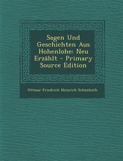 Front cover_Sagen Und Geschichten Aus Hohenlohe