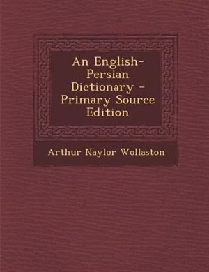 Front cover_An English-Persian Dictionary