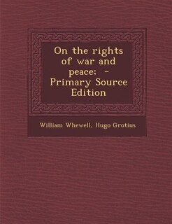 Front cover_On the rights of war and peace;