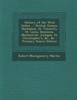 Front cover_History of the West Indies ...