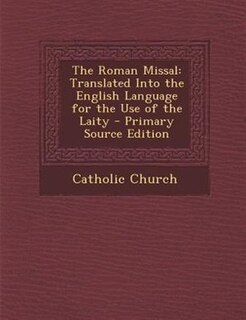 Front cover_The Roman Missal