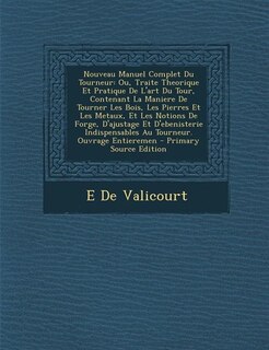 Front cover_Nouveau Manuel Complet Du Tourneur