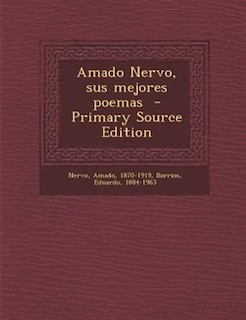 Front cover_Amado Nervo, sus mejores poemas