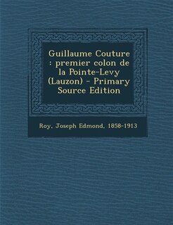 Couverture_Guillaume Couture