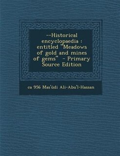 Front cover_--Historical encyclopaedia