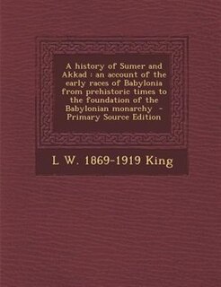 Front cover_A history of Sumer and Akkad
