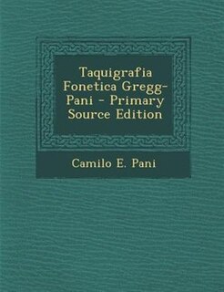 Front cover_Taquigrafia Fonetica Gregg-Pani