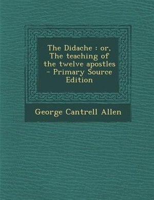 Front cover_The Didache