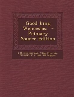 Front cover_Good king Wenceslas;