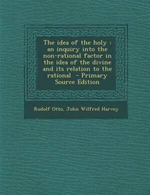 Front cover_The idea of the holy