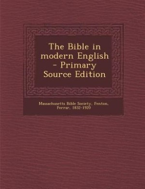 Couverture_The Bible in Modern English, Volume 1