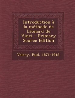Couverture_Introduction à la méthode de Léonard de Vinci - Primary Source Edition