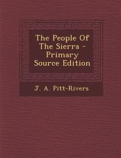Couverture_The People Of The Sierra - Primary Source Edition