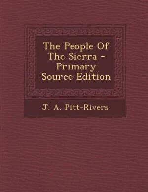 Couverture_The People Of The Sierra - Primary Source Edition