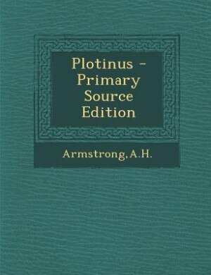 Couverture_Plotinus - Primary Source Edition