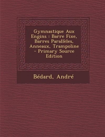 Front cover_Gymnastique Aux Engins