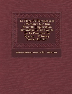 Front cover_La Flore Du Temiscouata